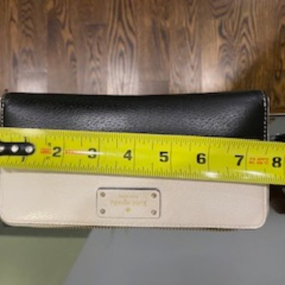 Clear Out-EUC Kate spade color block leather zip around wallet - Picture 12 of 13